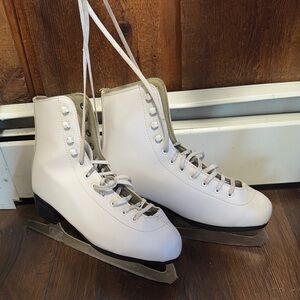 Classic White Ice Skates